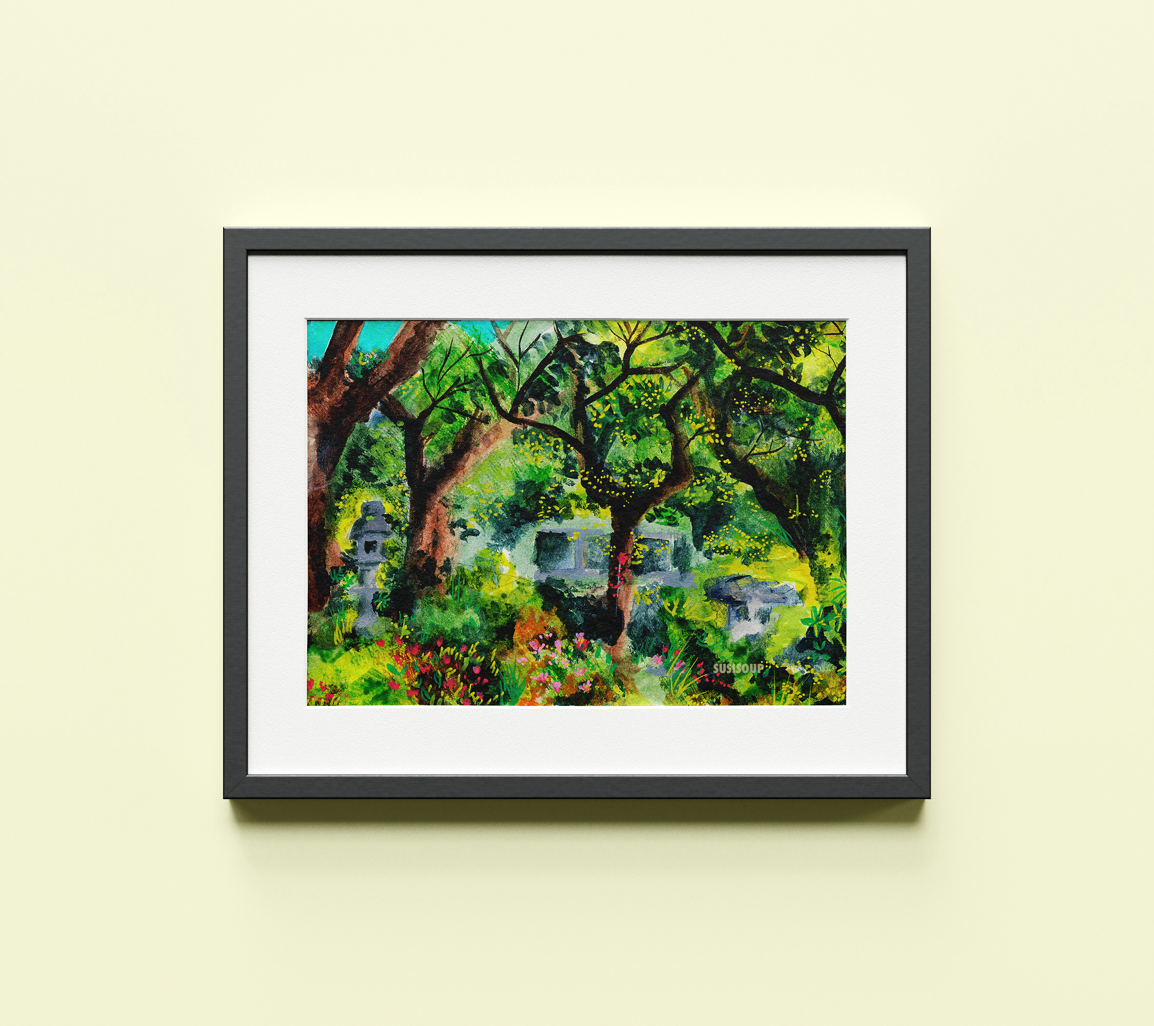 A Susisoup Design Japan Art Print