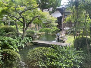 Japanese Pond Garden from Miyajima's History and Folklore Museum