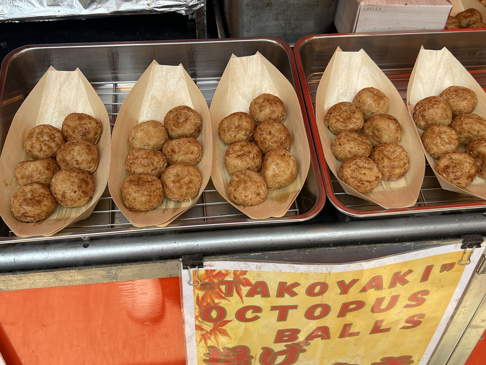 Finding food on Miyajima - Takoyaji Octopus Balls