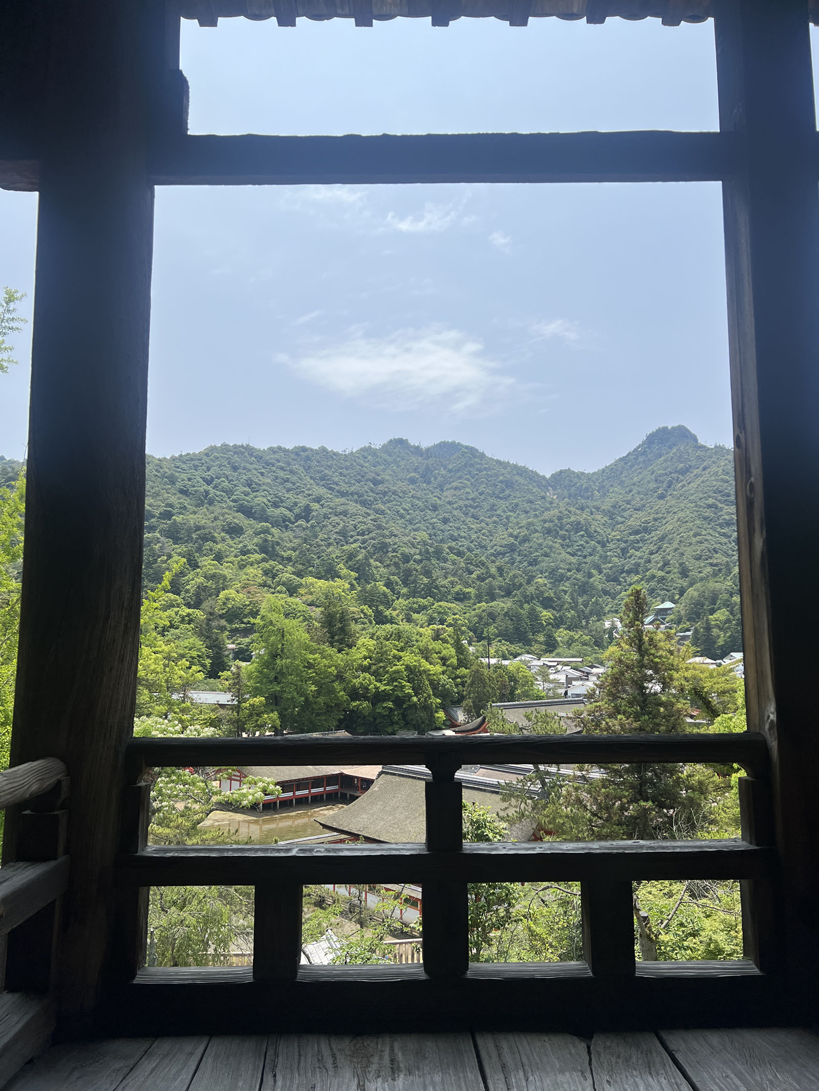 The view on Miyajima Island